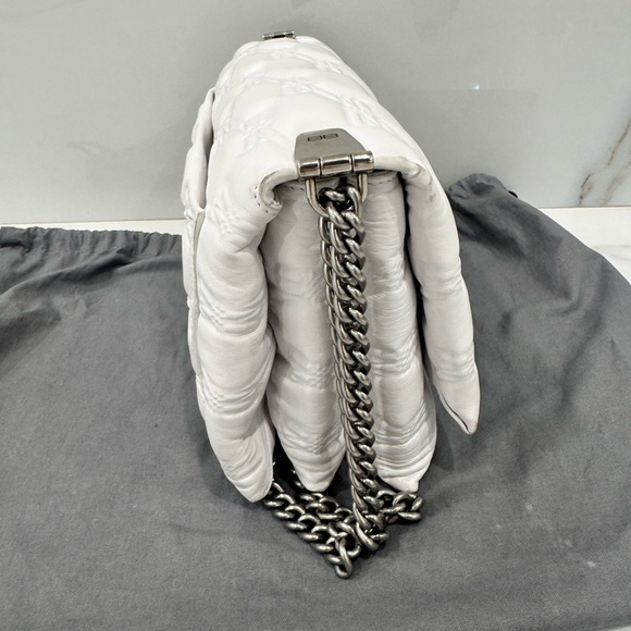 Balenciaga White Quilted Chain Bag🔥 - Picture 11 of 14